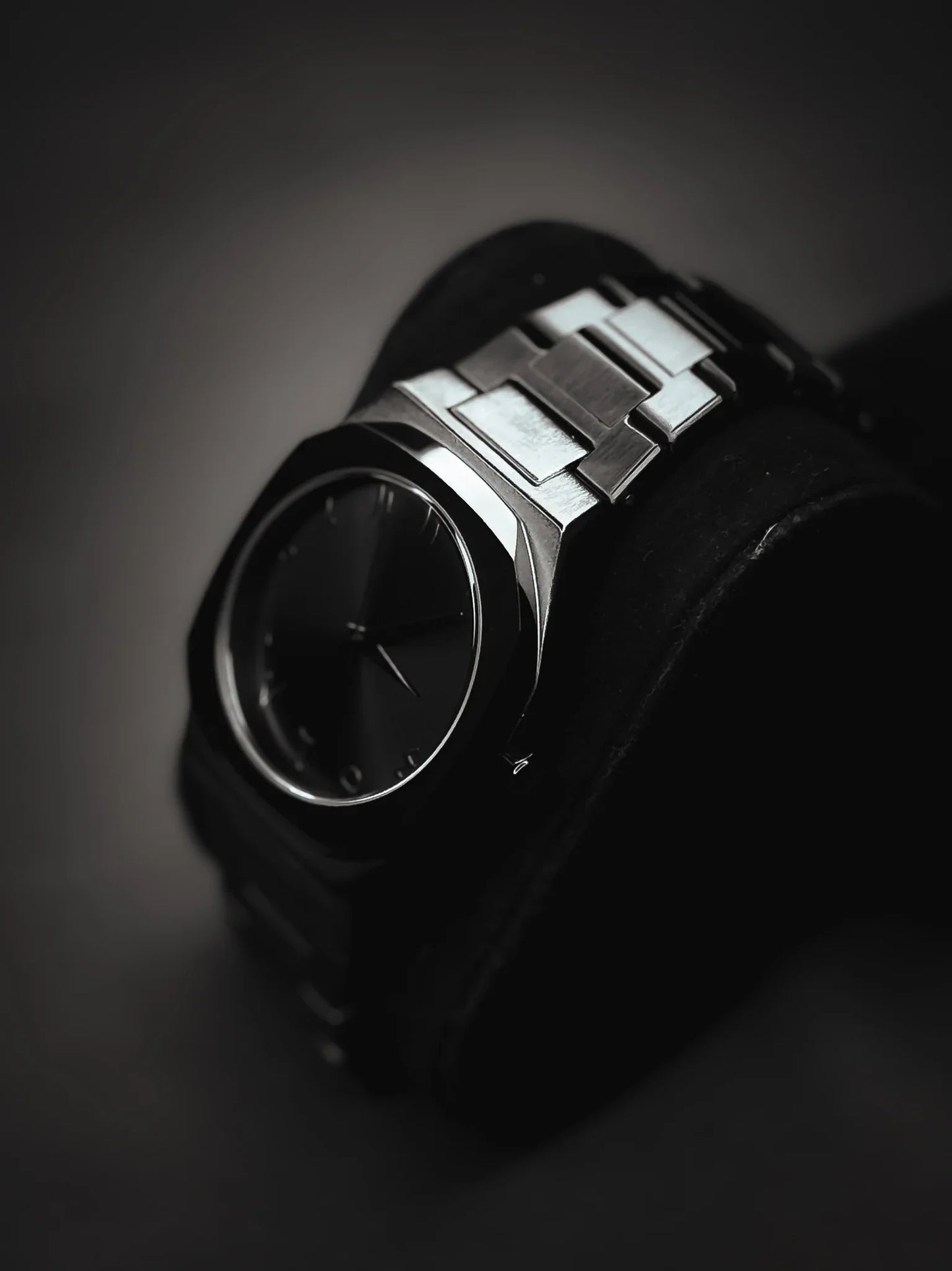 Tamaam™-Black Arabic Stainless Steel Aura Watch