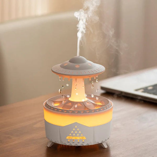 Tamaam™-UFO Air Humidifier - Raindrop Color Changing Humidifier - Air Humidifier for Room