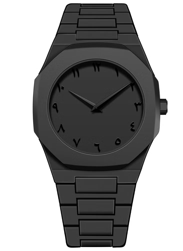 Tamaam™-Black Arabic Aura Watch