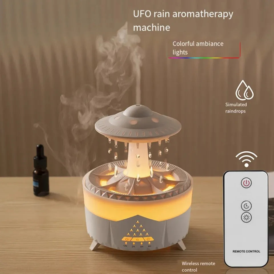 Tamaam™-UFO Air Humidifier - Raindrop Color Changing Humidifier - Air Humidifier for Room