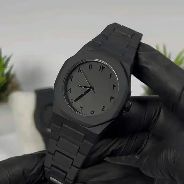 Tamaam™-Black Arabic Aura Watch