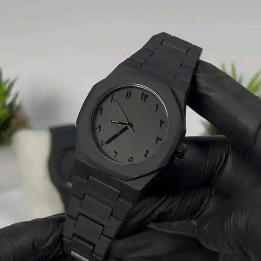 Tamaam™-Black Arabic Aura Watch