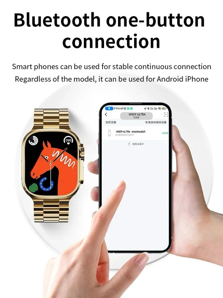 Tamaam™-Ultra 24k Golden Smart Watch