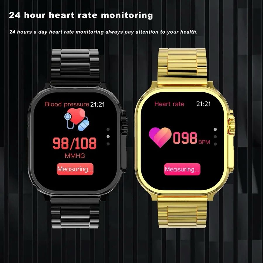 Tamaam™-Ultra 24k Golden Smart Watch