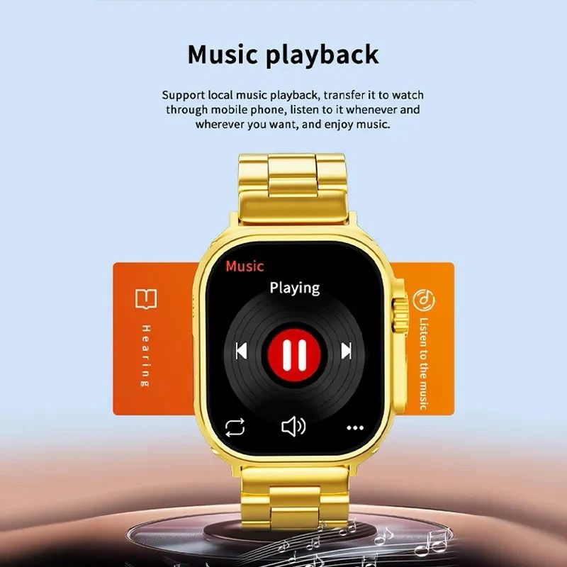 Tamaam™-Ultra 24k Golden Smart Watch
