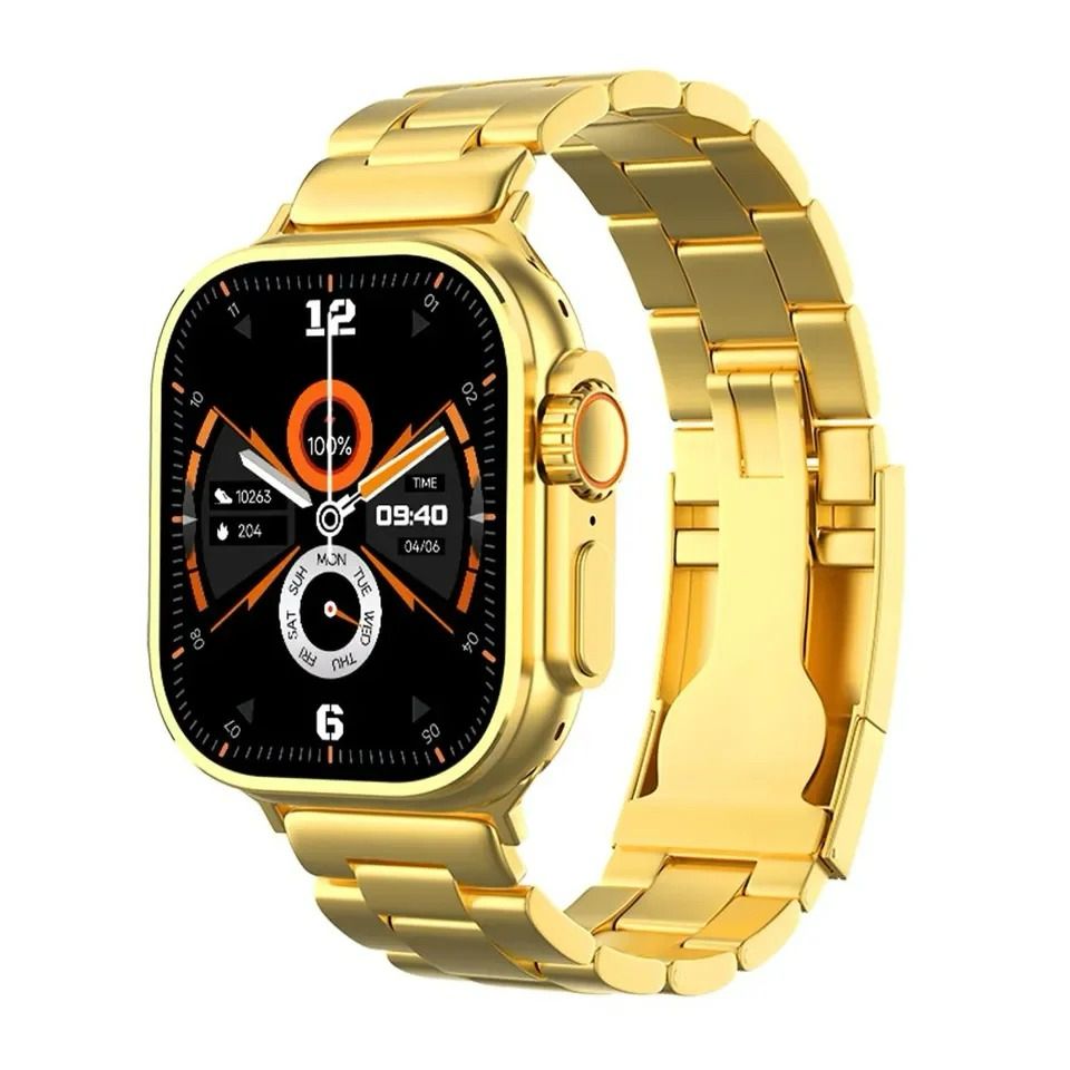 Tamaam™-Ultra 24k Golden Smart Watch
