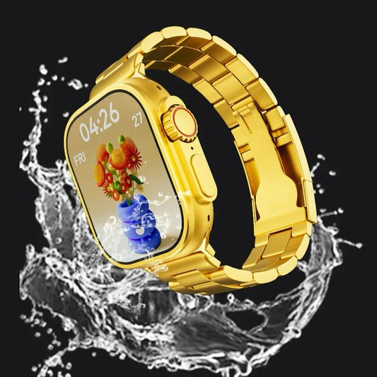 Tamaam™-Ultra 24k Golden Smart Watch